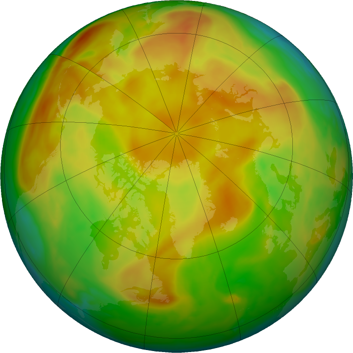 Arctic ozone map for 06 May 2022